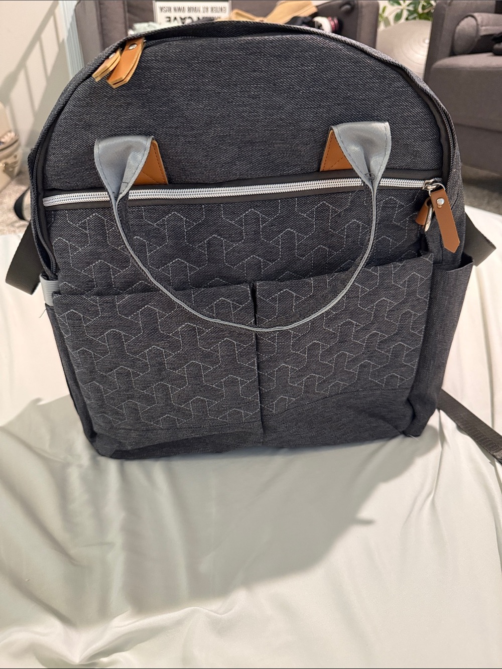 Baby Diaper Bag w/built in Insulated bootle holder
